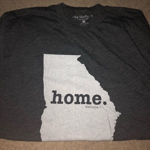 Georgia Home Tee- XL UNISEX GRAY